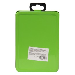 Сибртех Набор сверл по металлу, 1-10 мм, (через 0.5 мм +3.2 и 4.8 мм), HSS, 21 шт, металлический бокс, цилиндрический хвостовик 723756