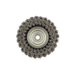 Matrix Щетка для УШМ, 125 мм, М14, "чашка", двухрядная, крученая проволока 0.5 мм 74683