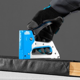 Барс Степлер металлический, двухкомпонентная рукоятка, тип скобы: 53, 6-10 мм 40002