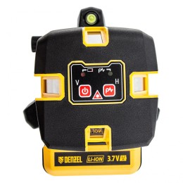 Denzel Лазерный уровень LX 05 Red, 20 м, 635 нм, аккумулятор Li 5200 mAh, резьба 5/8" 35071