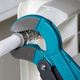 Gross Ключ трубный рычажный 1.5, №2, цельнокованый, CrV, тип "S" 15613