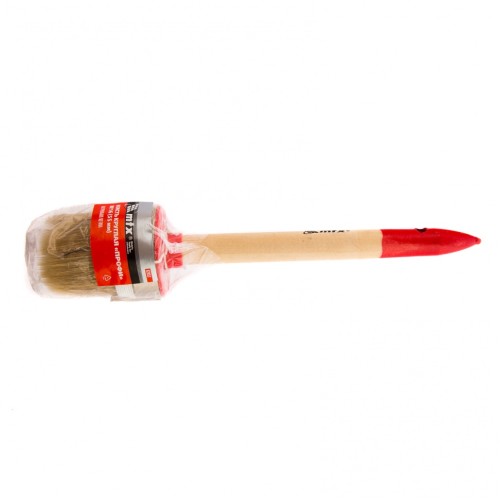Кисть круглая, Профи №16 (55 мм), натуральная щетина, деревянная ручка 82053