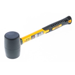 Denzel Киянка резиновая, 8 oz, черная резина, фибергласовая рукоятка// 7711175