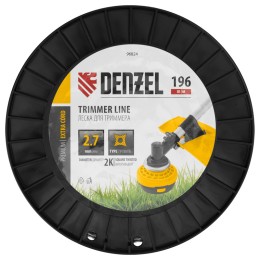 Denzel Леска для триммера двухкомпонентная витой квадрат, 2,7мм х 196м, на DIN катушке EXTRA CORD 96824
