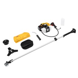 Denzel Триммер бензиновый DTS-43, 43 см3, неразъемная штанга, состоит из 2 частей 962135