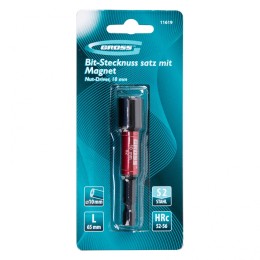 Gross Бита с торцевой головкой, магнит. Nut-Driver, 10 мм, S2 11619