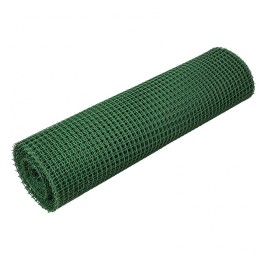 Сибртех Решетка заборная в рулоне, облегченная, 0.8 х 20 м, ячейка 17 х 14 мм, пластиковая, зеленая, 64522