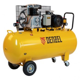Denzel Компрессор воздушный BCI3000-T/200, ременный привод , 3.0 кВт, 200 литров, 530 л/мин 58119