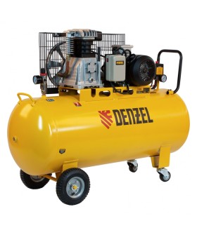 Denzel Компрессор воздушный BCI3000-T/200, ременный привод , 3.0 кВт, 200 литров, 530 л/мин 58119