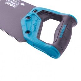 Gross Ножовка по дереву Piranha , 500 мм, 11-12 TPI, зуб-3D, каленый зуб, тефлоновое покрытие полотна, двухкомпонентная рукоятка 24107