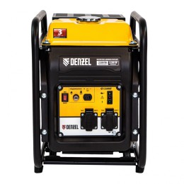 Denzel Генератор инверторный GT-3500iF, 3.5 кВт, 230 В, бак 5 л, открытый корпус, ручной старт 94705