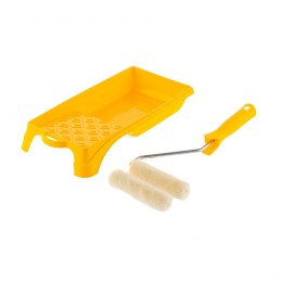 Сибртех Малярный набор для работ с лаками: кювета 150 мм х 290 мм и мини-валик 110 мм 80458