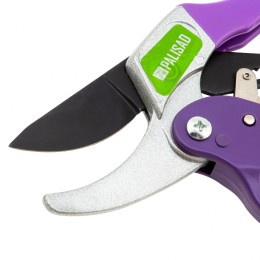 Palisad Секатор прямого реза, 200 мм, храповой механизм, металлические обрезиненные рукоятки, 60488