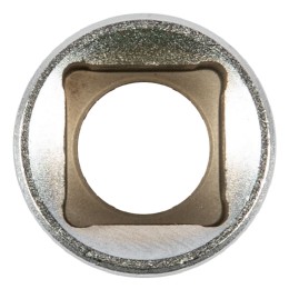 Matrix Головка торцевая, 15 мм, шестигранная, CrV, под квадрат 1/2, хромированная 13115