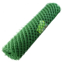 Сибртех Решетка заборная в рулоне, 1.5 х 25 м, ячейка 75 х 75 мм, пластиковая, зеленая, 64535