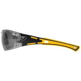 Denzel Очки защитные открытые, поликарбонатные, дымчатая линза, 2х комп.дужки Denzel