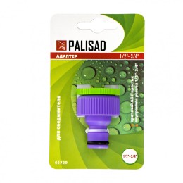 Palisad Адаптер пластмассовый, 1/2-3/4, внутренняя резьба 65720