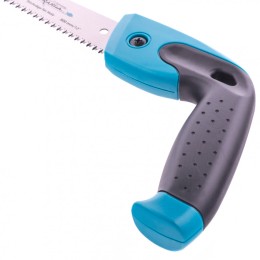 Gross Ножовка по дереву Piranha, выкружная, 300 мм/12 , 11-12 TPI, каленый зуб 3D, двухкомпонентная рукоятка 23100