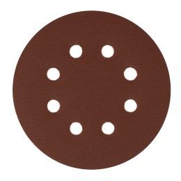 Сибртех Круг абразивный на ворсовой подложке под "липучку", перфорированный, P 180, 125 мм, 5 шт 738087