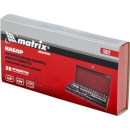 Matrix Набор инструментов, 1/4", 38 предметов 13522