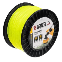 Denzel Леска для триммера зубчатый квадрат, 3,0мм х 113м, на DIN катушке FLEX CORD 96806