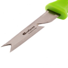 Сибртех Нож туристический "поплавок" многофункциональный для туристов, рыбаков и садоводов 220 мм 79017