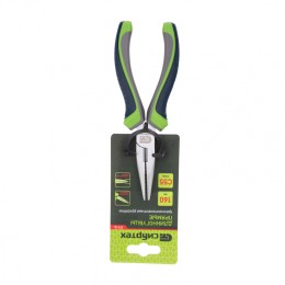 Сибртех Длинногубцы прямые, 160 мм, трехкомпонентные рукоятки 17113