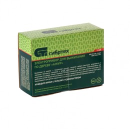 Сибртех Электроприбор для выжигания по дереву "Ажур" с подставкой, 2 проекции в комплекте 91305