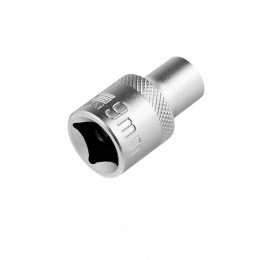 Stels Головка торцевая, 9 мм, двенадцатигранная, CrV, под квадрат 1/2, хромированная 13649