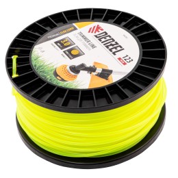 Denzel Леска для триммера круглая, 3,0мм х 123м, на DIN катушке FLEX CORD, 96282