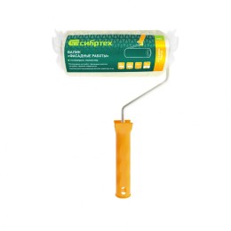 Сибртех Валик Фасадные работы ,180 мм, ворс 18 мм, D 48 мм, D ручки - 6 мм, полиакрил,полиэстер 80206