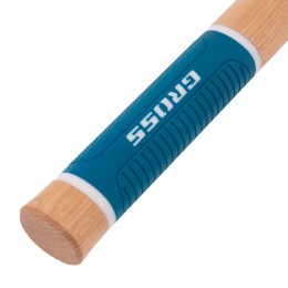 Gross Молоток-гвоздодер, 680 г, угол 75, магнит, обрезиненная рукоятка AMERICAN HICKORY // 10425