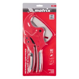 Matrix Ножницы для резки изделий из ПВХ, D до 63 мм, лезвие из нерж. стали, автоматич. // 78419