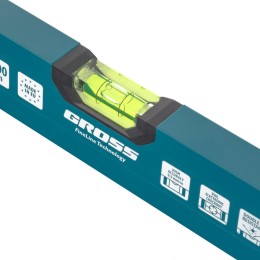 Gross Уровень алюминиевый, 1500 мм, 2 глазка, HanD Werker 33905