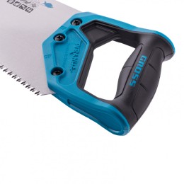 Gross Ножовка по дереву Piranha , 500 мм, 7-8 TPI, зуб-3D, каленый зуб, двухкомпонентная рукоятка 24101