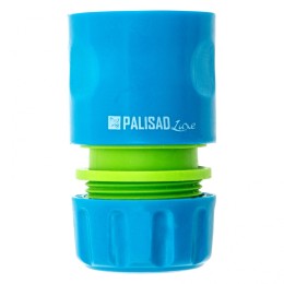 Palisad Соединитель пластмассовый, быстросъемный для шланга 1/2, однокомпонентный Luxe 66256
