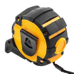 Denzel Рулетка 8м х 32мм, автоматич. фиксац., нейлон. покрытие, магнит. зацеп, двухстор. разметка// 31524