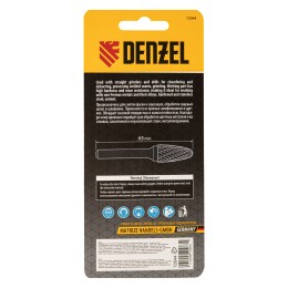 Denzel Борфреза по металлу твердосплавная, параболическая, тип-F, 12 мм// 72044