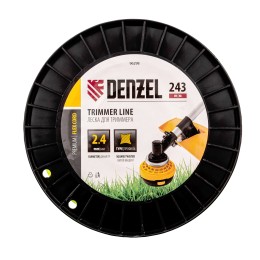 Denzel Леска для триммера витой квадрат, 2,4мм х 243м, на DIN катушке FLEX CORD 96298