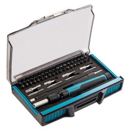 Gross Отвертка с набором бит и торцевых головок для точных работ, гибкий привод, 48 шт, CrMo 11599