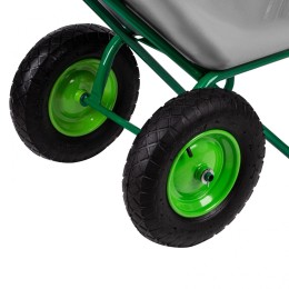 Сибртех Тачка садово-строительная, 2-х колесная, усиленная, грузоподъемность 320 кг, объем 100 л Россия 689863