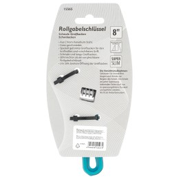 Gross Ключ разводной, 140 мм, CrV, укороченная ручка 15565