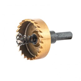 Denzel Коронка по металлу HSS, 42 мм, нитридтитановое покрытие 724114