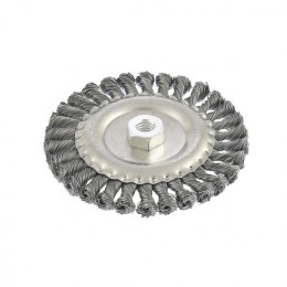 Matrix Щетка для УШМ 150 мм, М14, плоская, крученая проволока 0.5 мм 74641