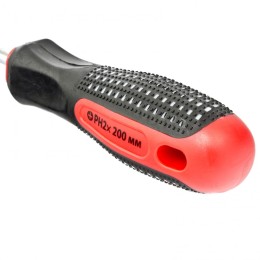 Matrix Отвертка Fusion, PH2 х 200 мм, CrV, трехкомпонентная рукоятка "Anti slip" 11442