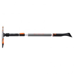 Stels Щетка-сметка для снега со скребком и водосгоном, телескопическая, поворотная голова 55299