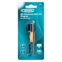 Gross Бита с торцевой головкой, магнит. Nut-Driver, 8 мм, S2 11617