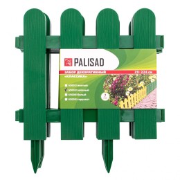 Palisad Забор декоративный Классика, 29 х 224 см, зеленый, Россия, 65003