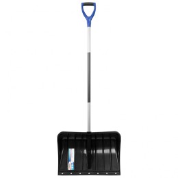 Palisad Лопата для уборки снега пластиковая, 540 х 375 х 1520 мм, стальной черенок,стальная планка, 61568