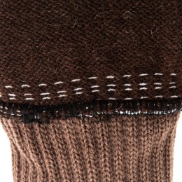 Сибртех Перчатки трикотажные, двойные, полушерстяные, с ПВХ покрытием, Россия, 68634